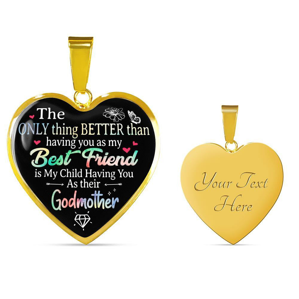 Best Friend Heart Necklace The Only Thing Better Than - Heart Pendant Necklace