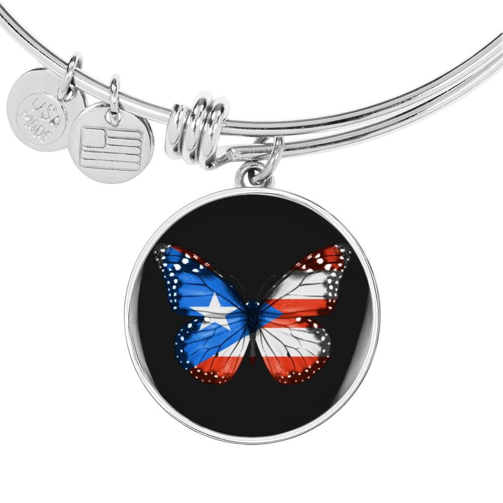 Butterfly Bracelet - Luxury Circle Bangle Bracelet Gift Idea