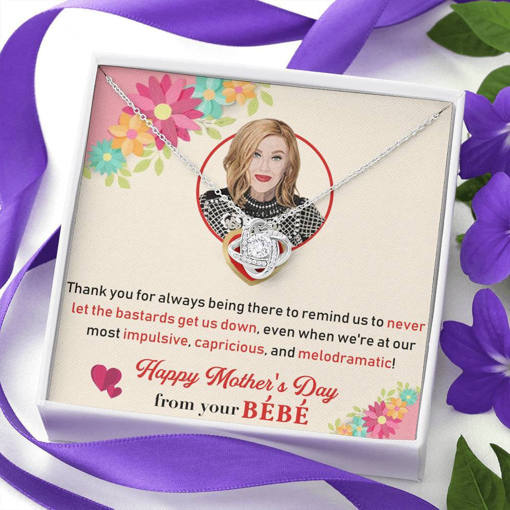 For Mom - Mother's Day Gift - Unique Gifts For Mama Love Knot Necklace