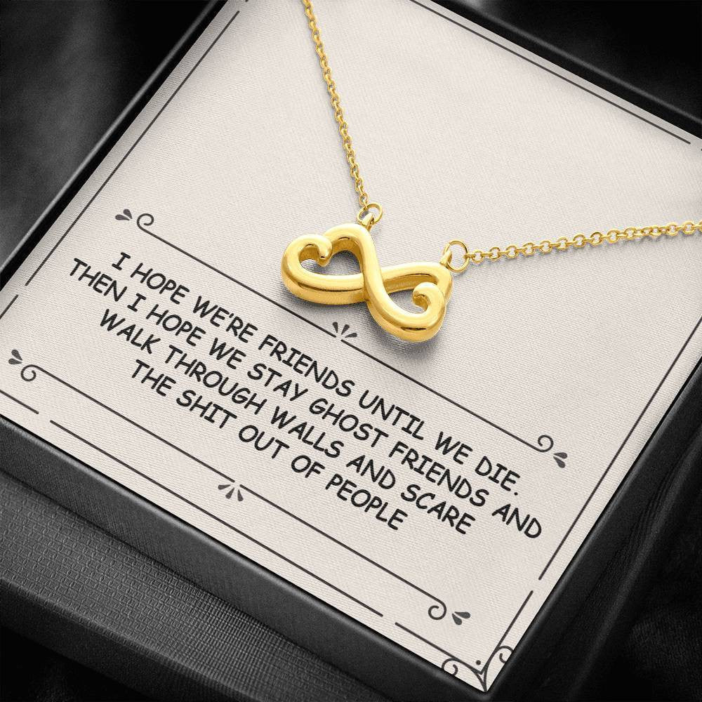 Ghost Friends - Infinity Hearts Necklace Romantic Gift For Her