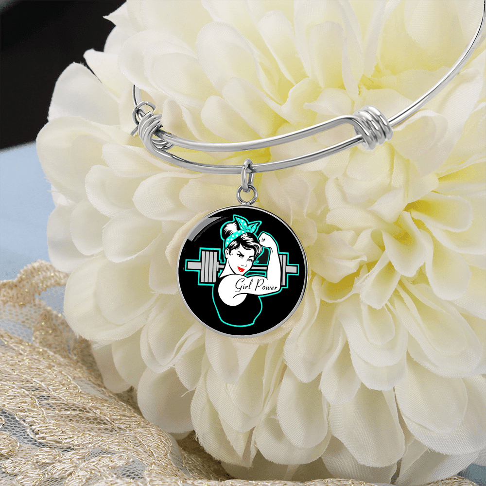 Girls Power Bracelet - Luxury Circle Bangle Bracelet Gift Idea