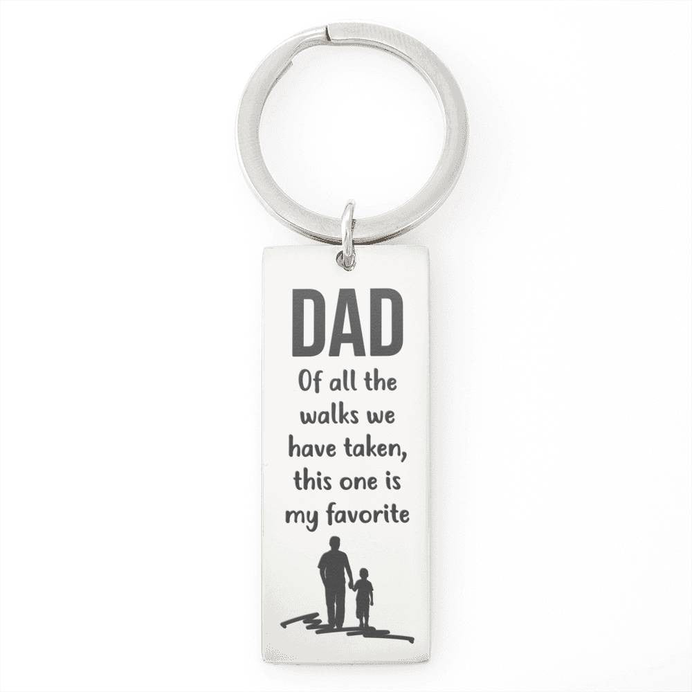 Dad - This Is My Favorite Meanful Fathers Day Gift Keychain,Gift For Daddy Lover From Son Daughter