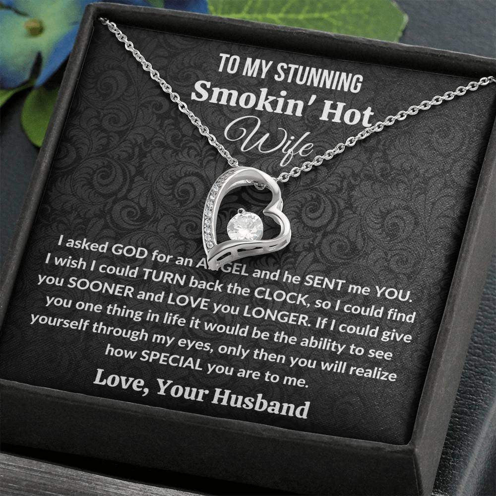 Wife Gift, Anniversary gift for wife, wife christmas gift from husband, jewelry for my wife - Forever Love Necklace