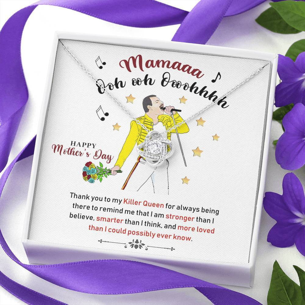 For Mom - Happy Mother's Day - Love Knot Necklace Meaningful Gifts For Mom Mami