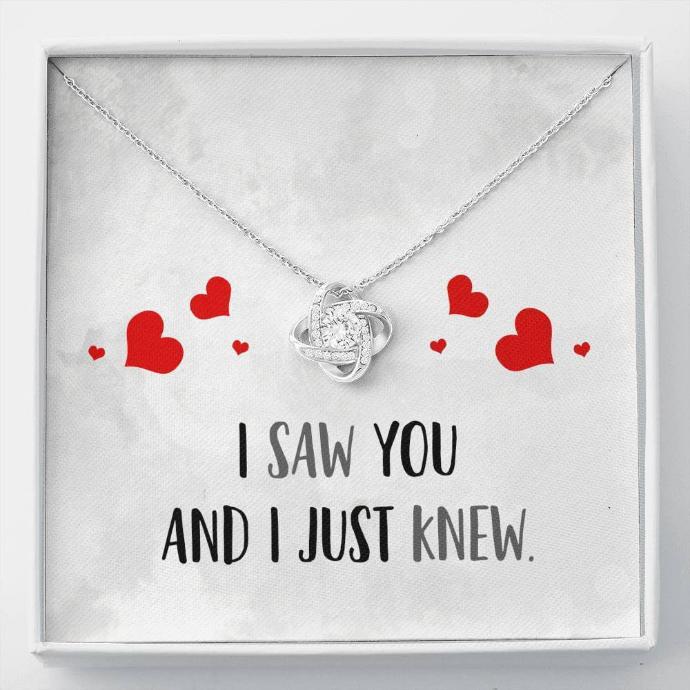 I Just Knew - Love Knot Necklace Luxury Birthday Gift For Her