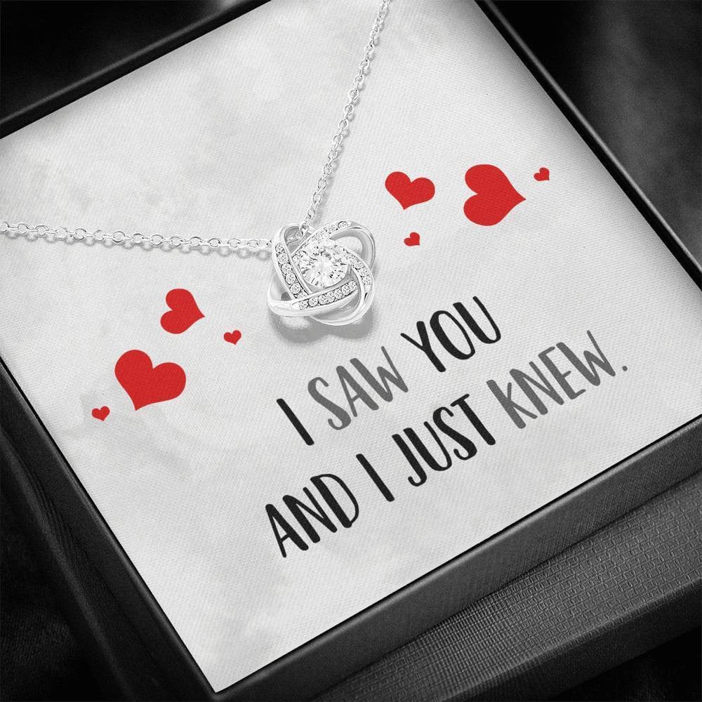 I Just Knew - Love Knot Necklace Luxury Birthday Gift For Her