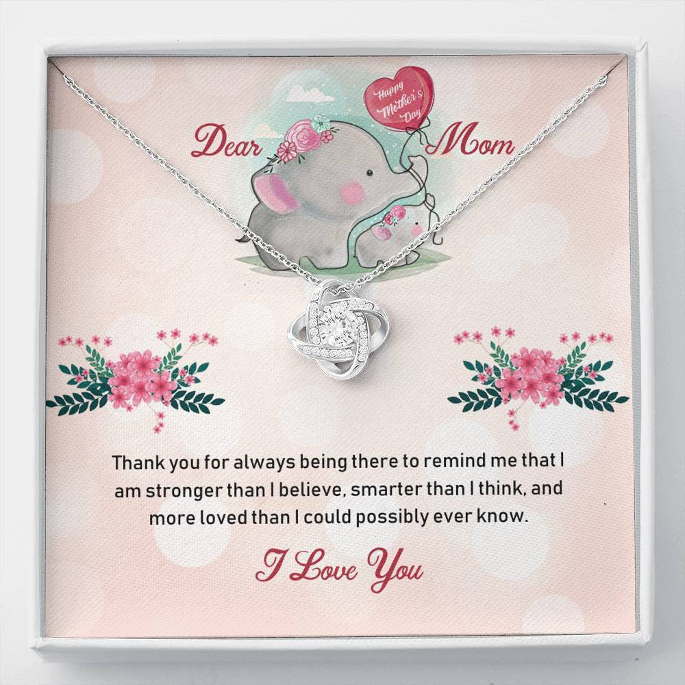 Meaningful Gift Ideas For Mother's Day - For Mom - Happy Mother's Day - Love Knot Necklace