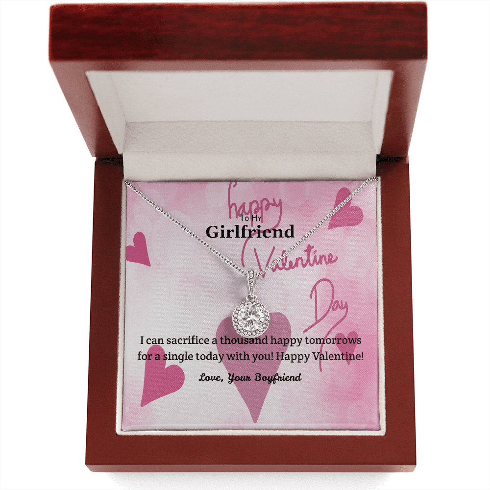 To My Girlfriend Valentines Gift Thosusand Happy Tomorrows Eternal Union Necklace - Eternal Hope