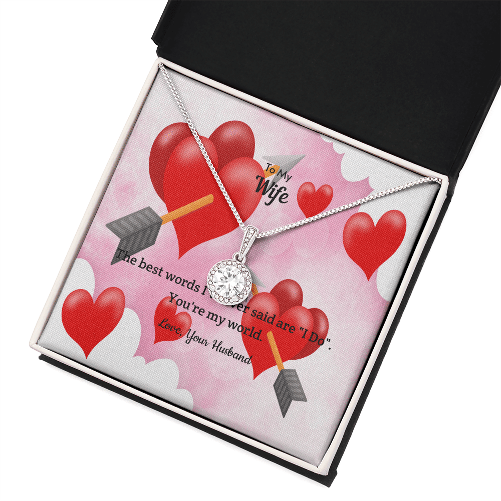 Wife Valentines Gift I Do Eternal Union Necklace - Eternal Hope