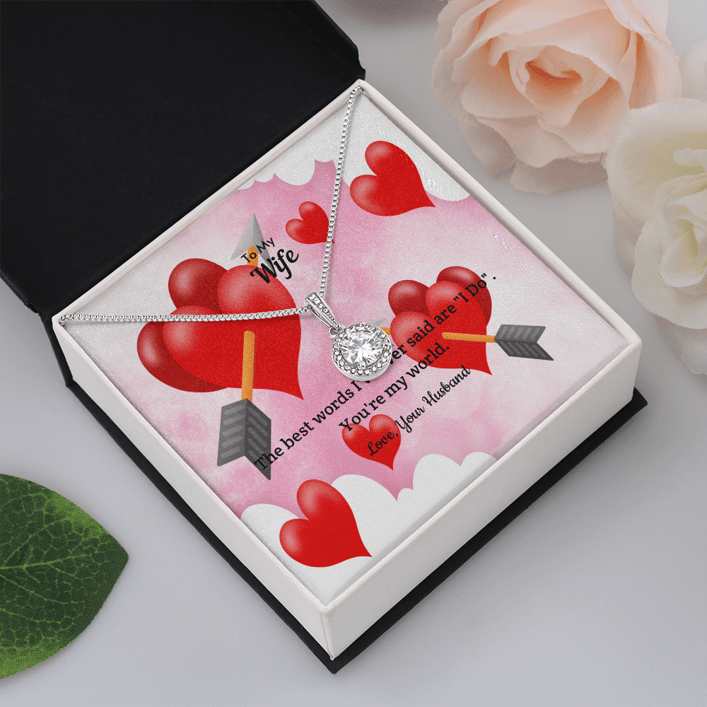 Wife Valentines Gift I Do Eternal Union Necklace - Eternal Hope