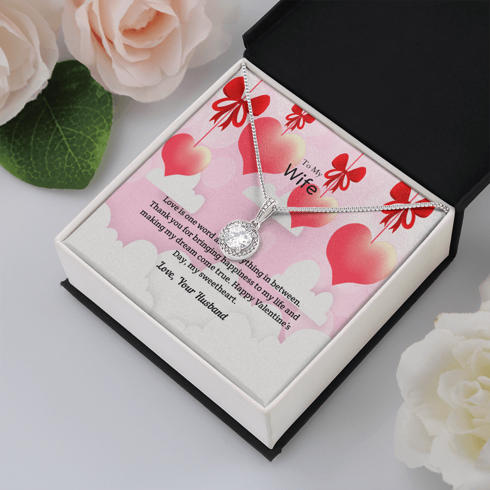Wife Valentines Gift Everything in Between Eternal Union Necklace - Eternal Hope