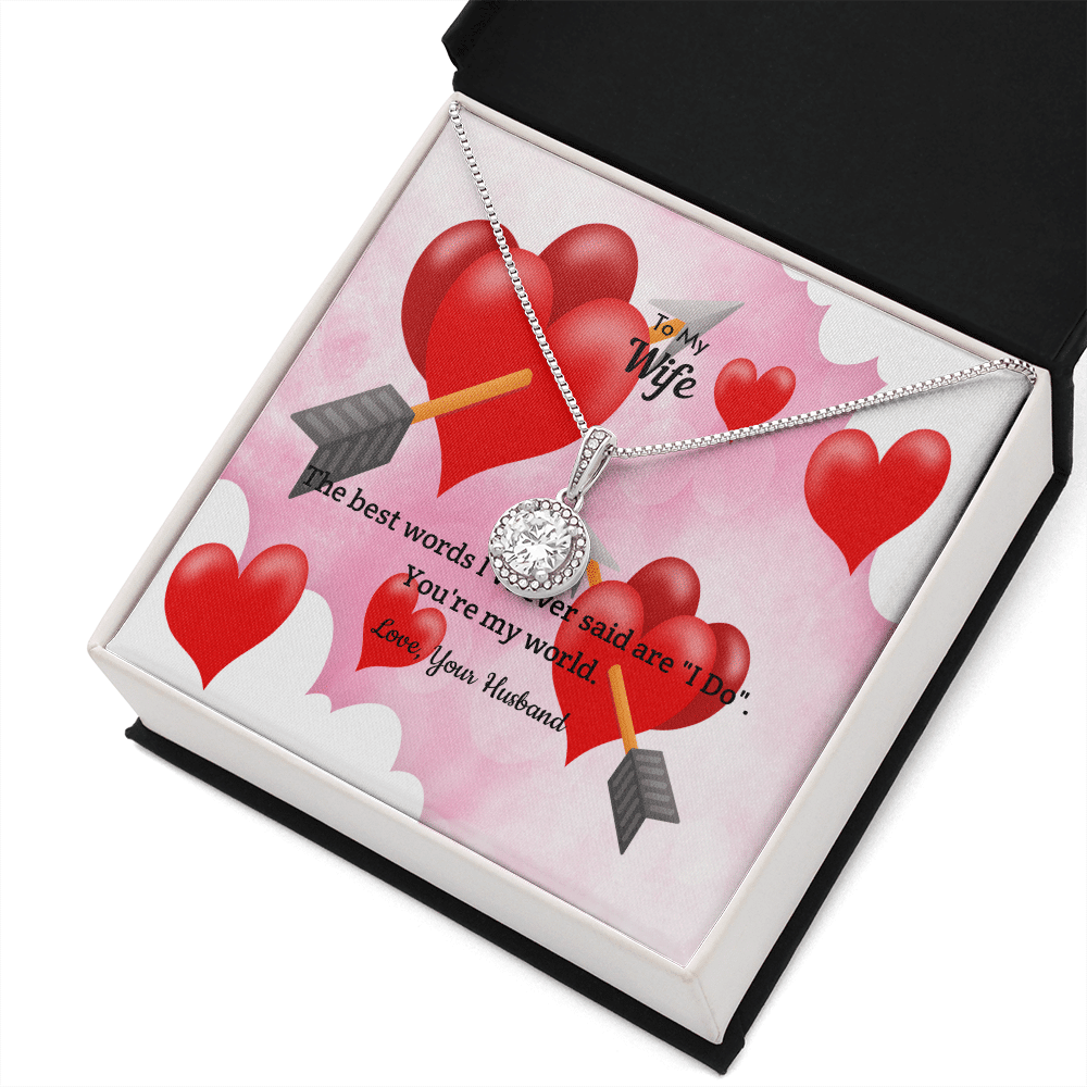 Wife Valentines Gift I Do Eternal Union Necklace - Eternal Hope