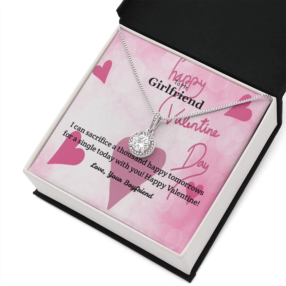 To My Girlfriend Valentines Gift Thosusand Happy Tomorrows Eternal Union Necklace - Eternal Hope