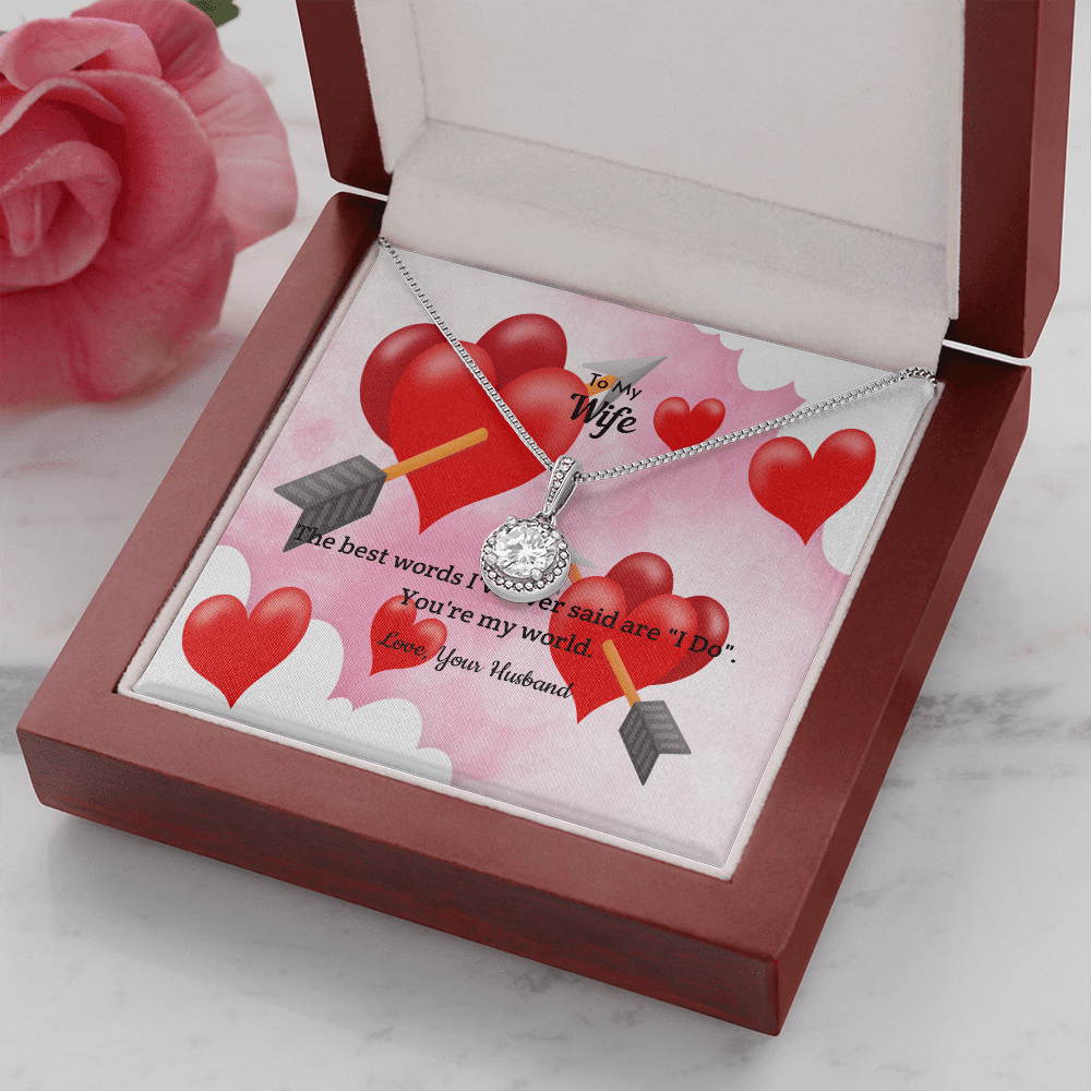 Wife Valentines Gift I Do Eternal Union Necklace - Eternal Hope