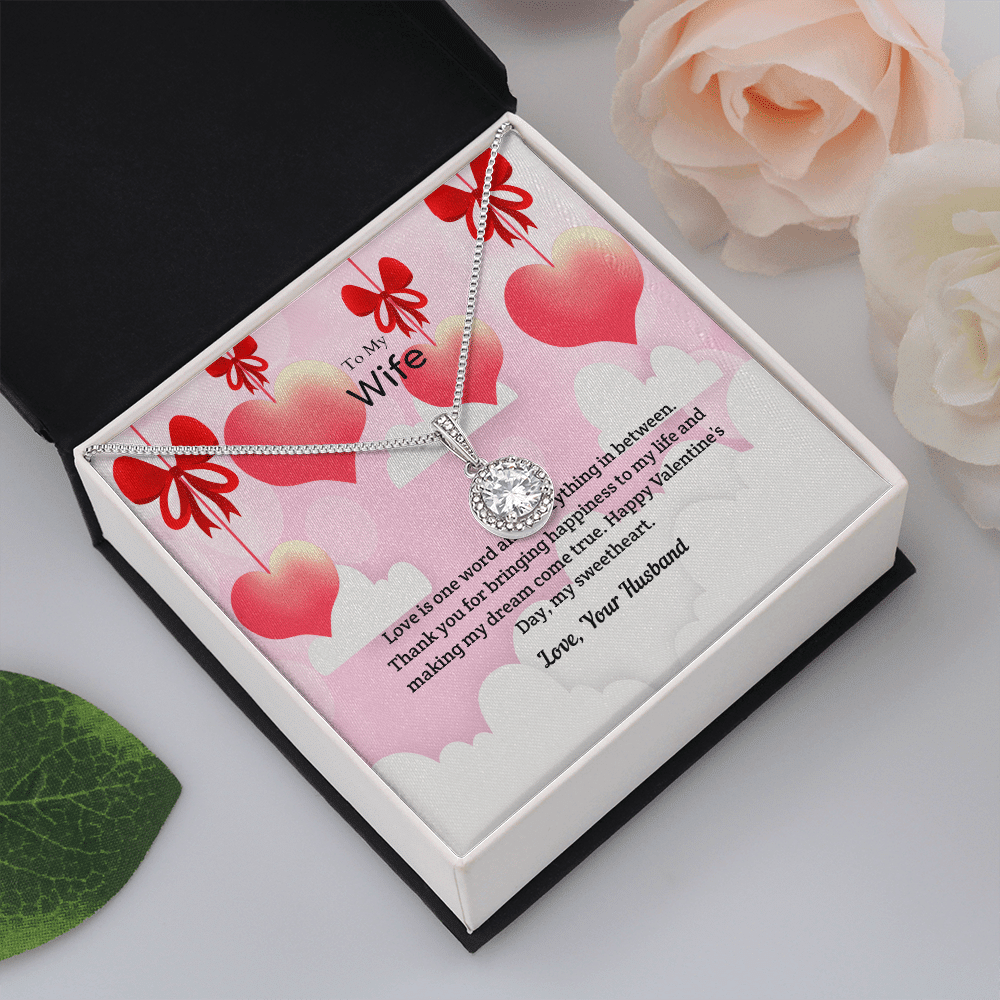Wife Valentines Gift Everything in Between Eternal Union Necklace - Eternal Hope