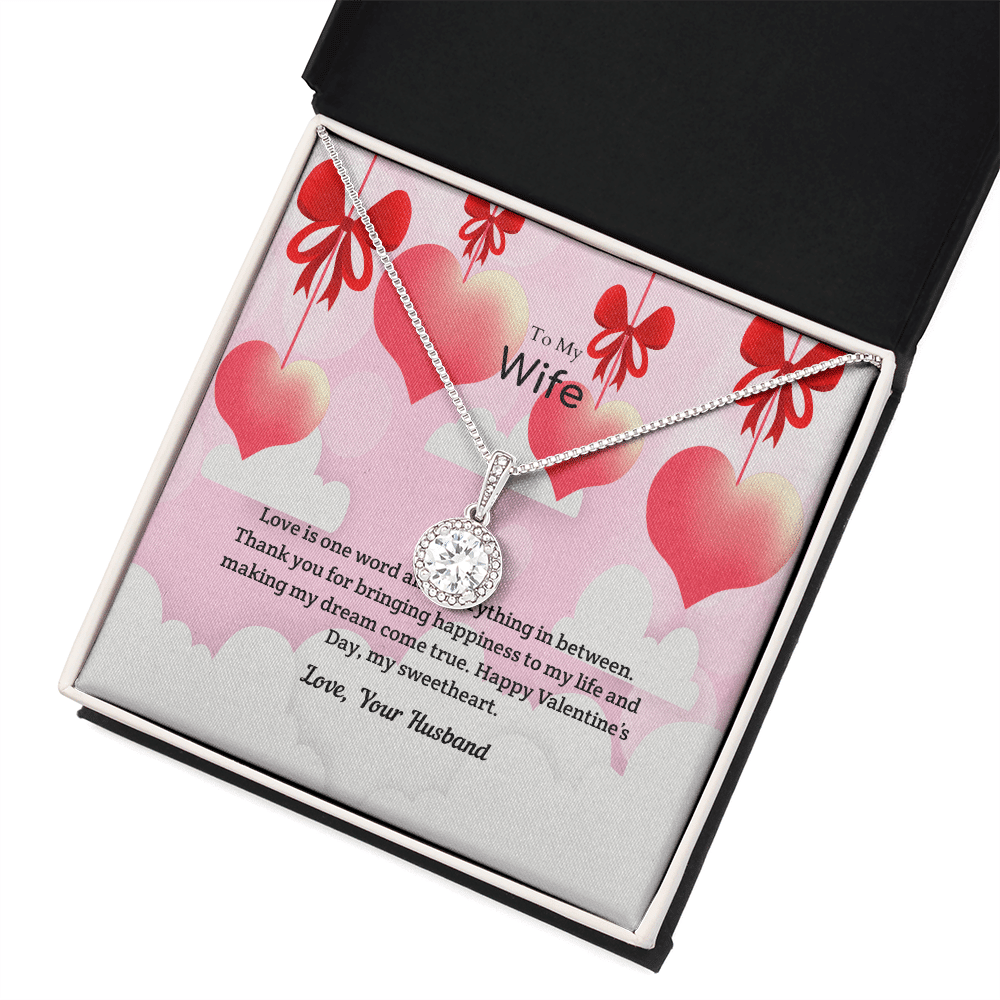 Wife Valentines Gift Everything in Between Eternal Union Necklace - Eternal Hope