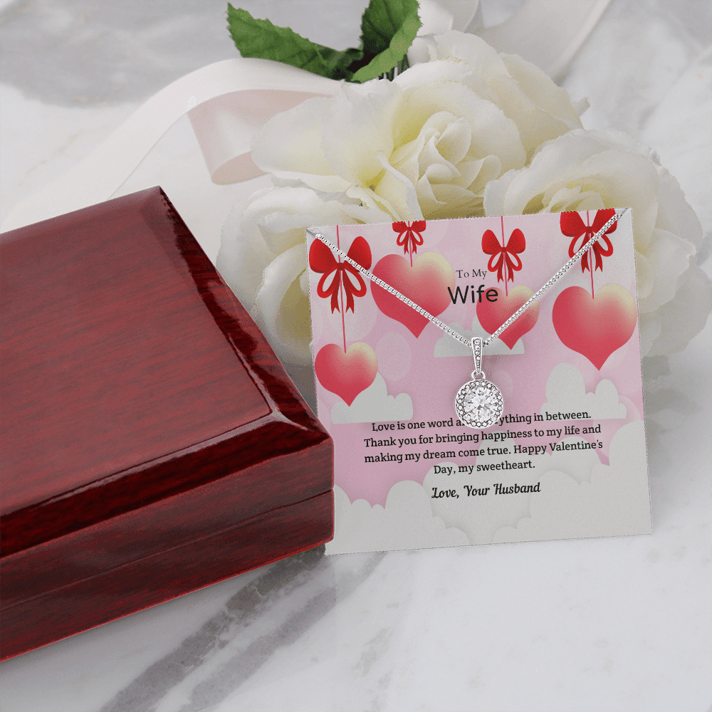 Wife Valentines Gift Everything in Between Eternal Union Necklace - Eternal Hope