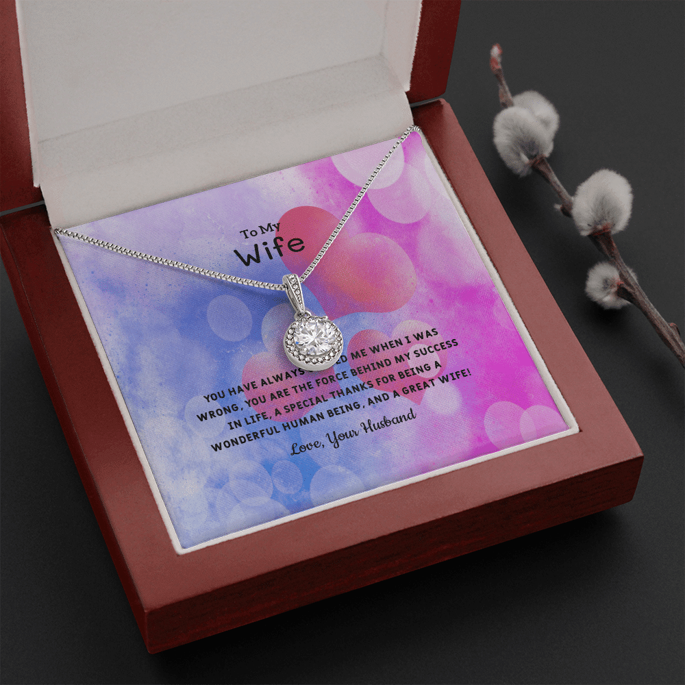 Wife Valentines Gift You're The Force Eternal Union Necklace - Eternal Hope