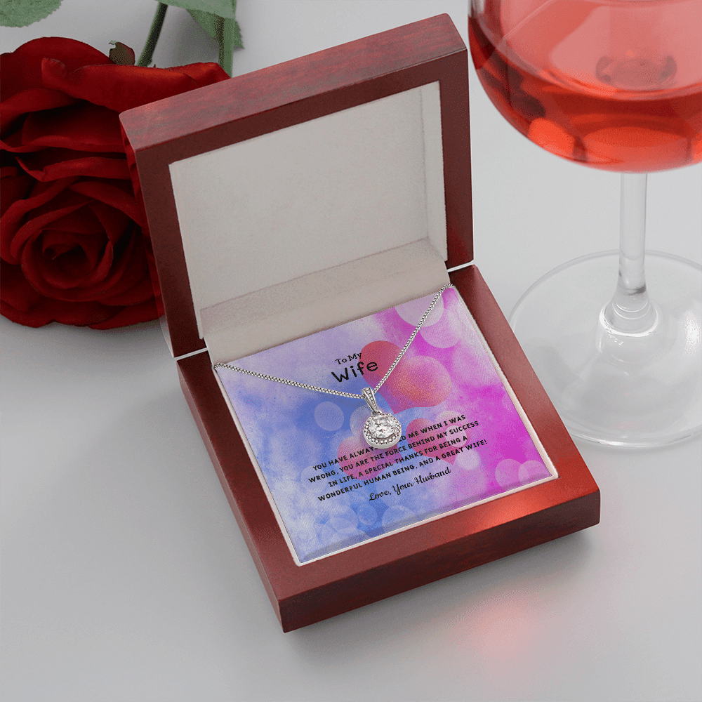 Wife Valentines Gift You're The Force Eternal Union Necklace - Eternal Hope