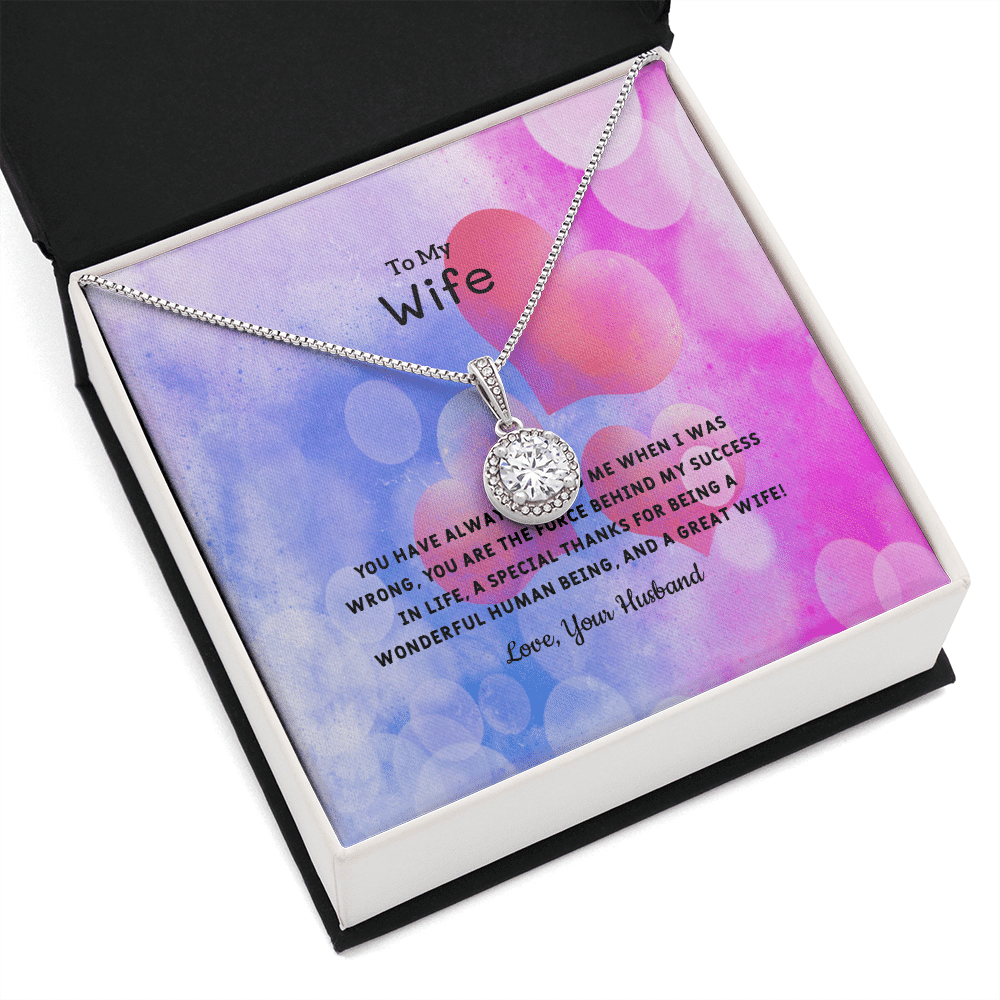 Wife Valentines Gift You're The Force Eternal Union Necklace - Eternal Hope