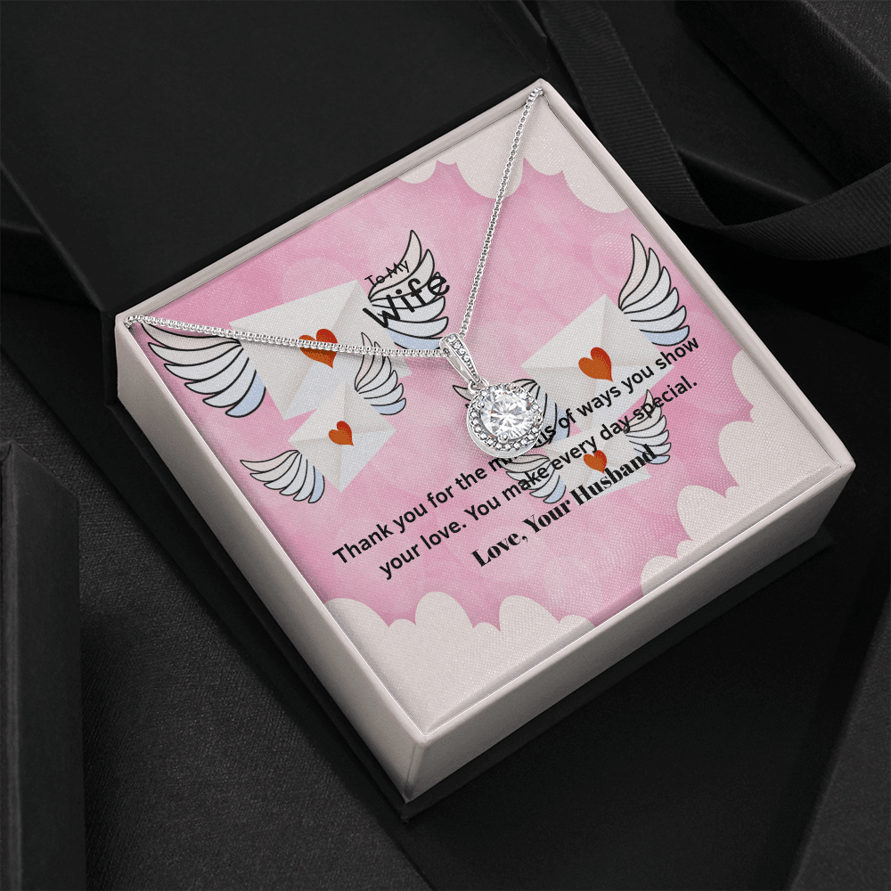Wife Valentines Gift Every Day Eternal Union Necklace - Eternal Hope