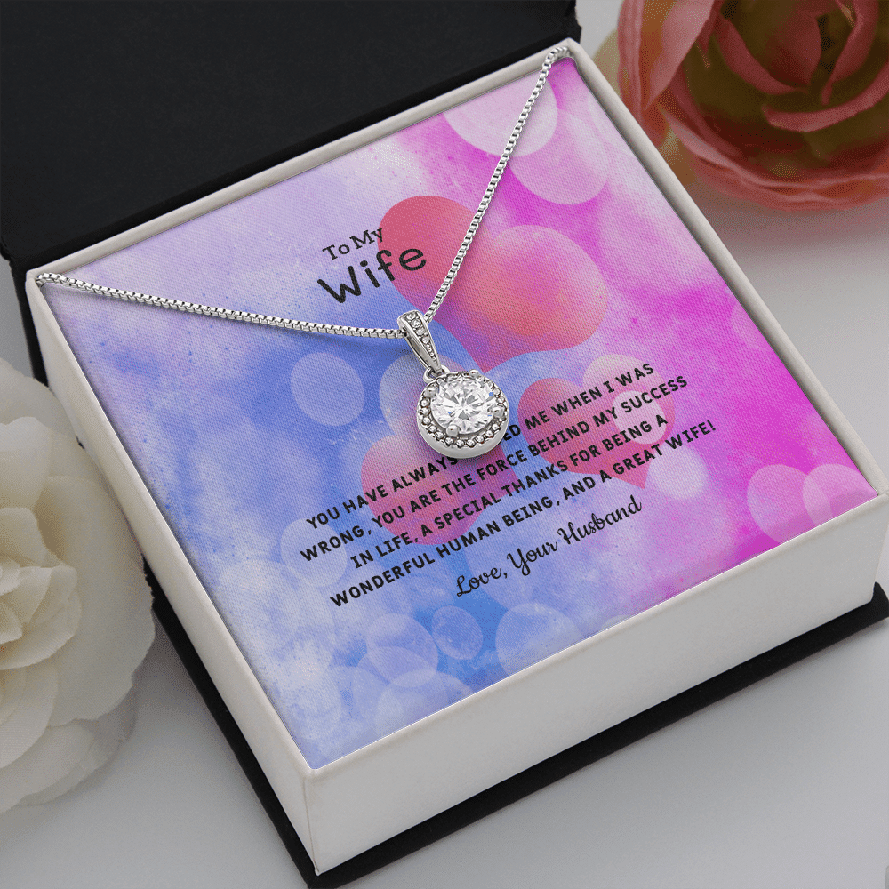 Wife Valentines Gift You're The Force Eternal Union Necklace - Eternal Hope