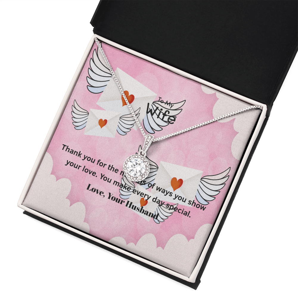 Wife Valentines Gift Every Day Eternal Union Necklace - Eternal Hope