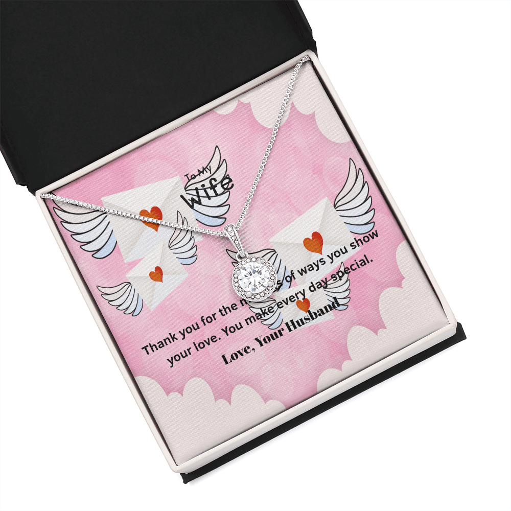Wife Valentines Gift Every Day Eternal Union Necklace - Eternal Hope