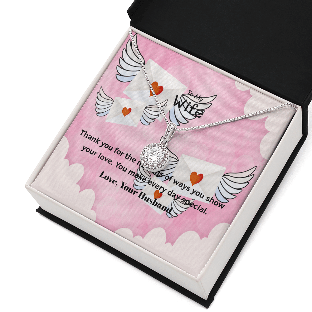 Wife Valentines Gift Every Day Eternal Union Necklace - Eternal Hope