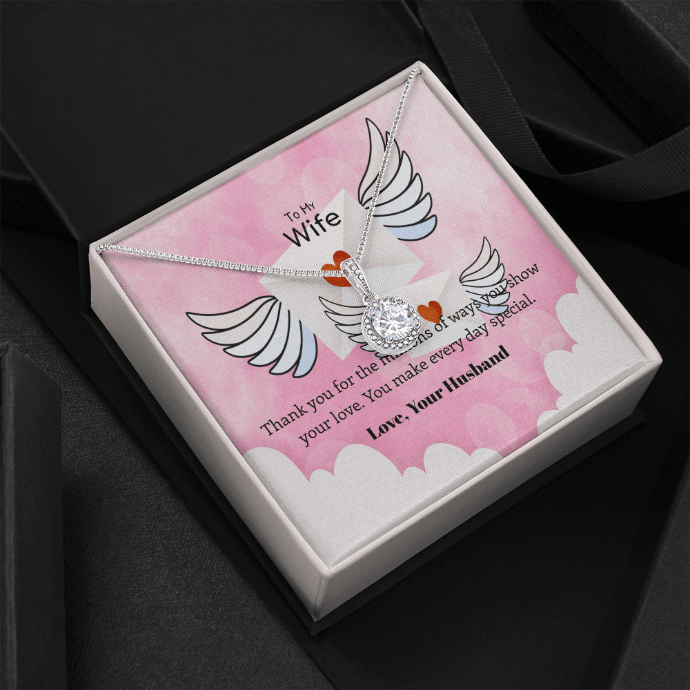Wife Valentines Gift Show Your Love Eternal Union Necklace - Eternal Hope