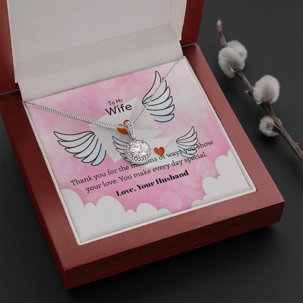 Wife Valentines Gift Show Your Love Eternal Union Necklace - Eternal Hope