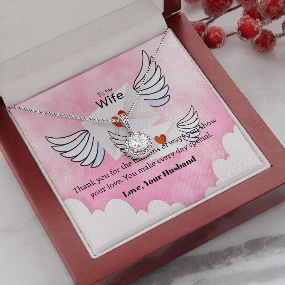 Wife Valentines Gift Show Your Love Eternal Union Necklace - Eternal Hope