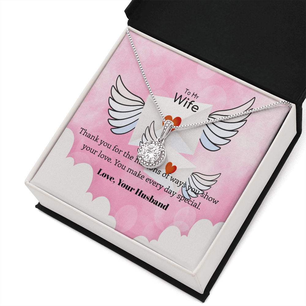 Wife Valentines Gift Show Your Love Eternal Union Necklace - Eternal Hope