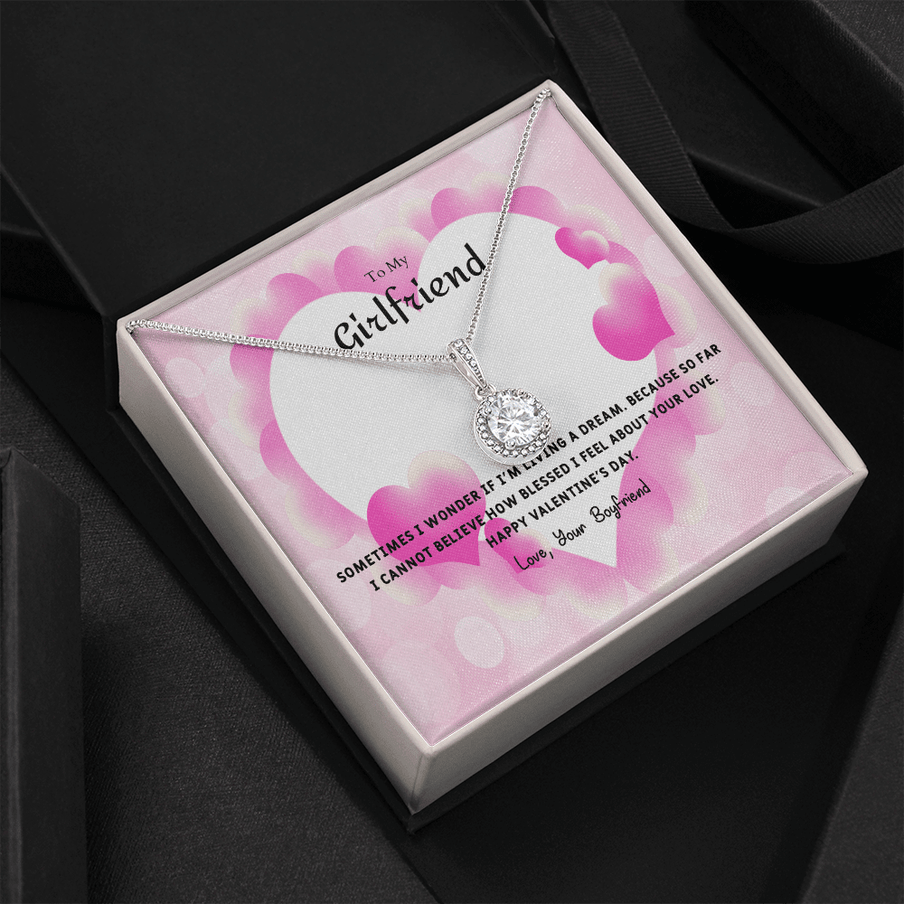 To My Girlfriend Valentines Gift I Wonder Eternal Union Necklace - Eternal Hope