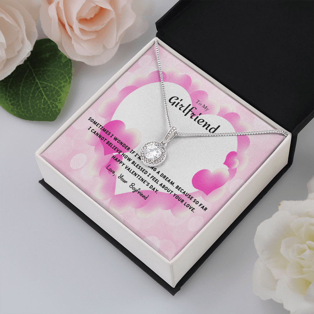 To My Girlfriend Valentines Gift I Wonder Eternal Union Necklace - Eternal Hope