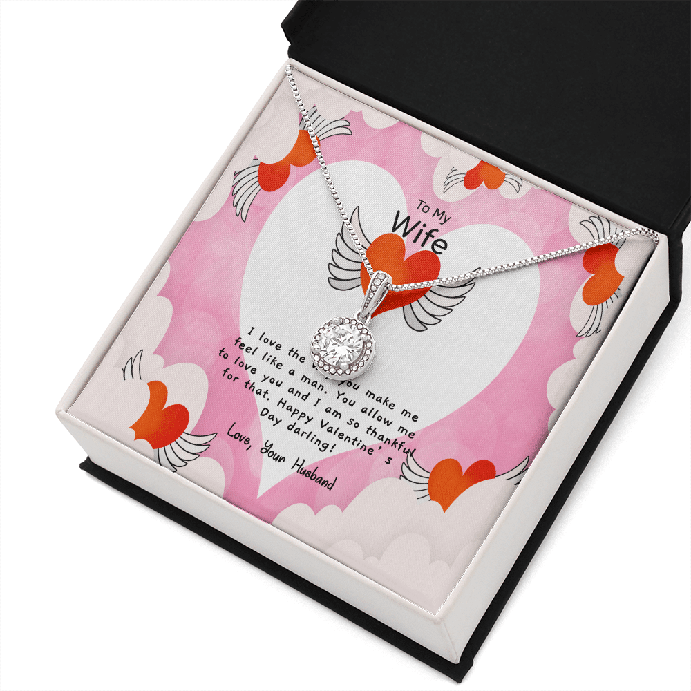 Wife Valentines Gift Like a Man Eternal Union Necklace - Eternal Hope