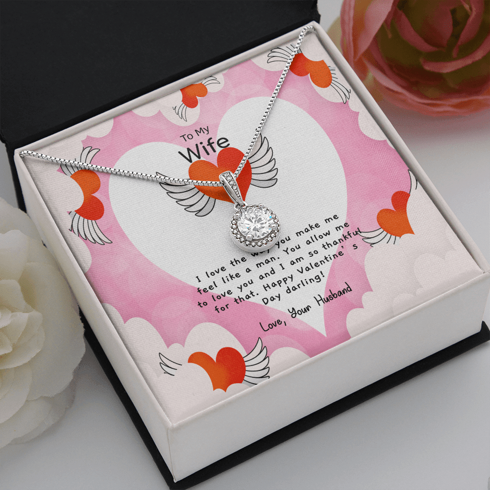 Wife Valentines Gift Like a Man Eternal Union Necklace - Eternal Hope