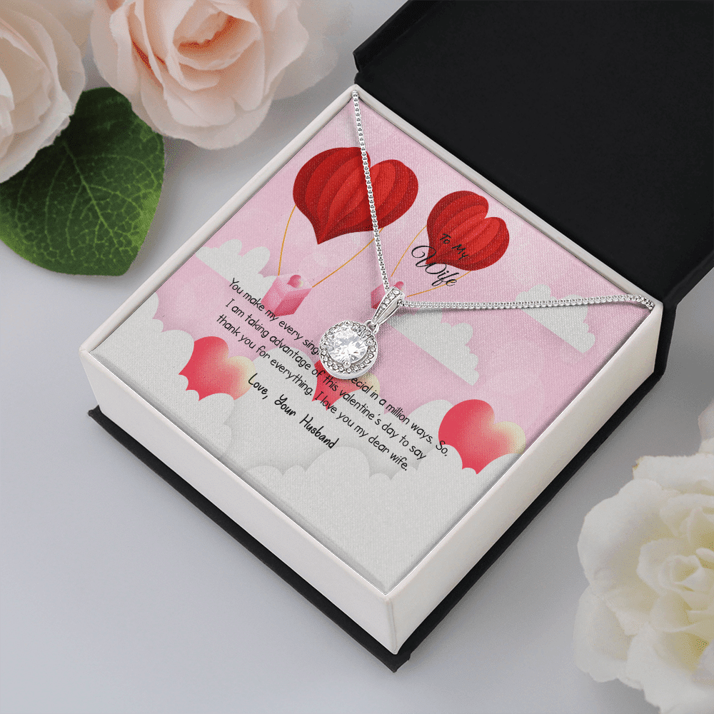 Wife Valentines Gift Thank You For Everything Eternal Union Necklace - Eternal Hope