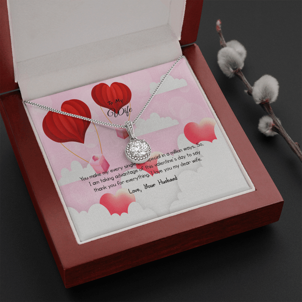 Wife Valentines Gift Thank You For Everything Eternal Union Necklace - Eternal Hope