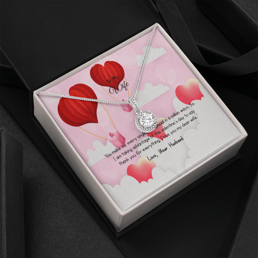 Wife Valentines Gift Thank You For Everything Eternal Union Necklace - Eternal Hope