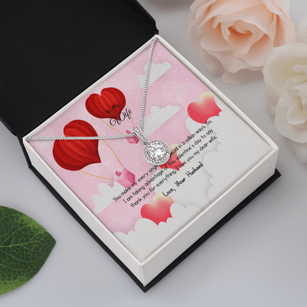 Wife Valentines Gift Thank You For Everything Eternal Union Necklace - Eternal Hope