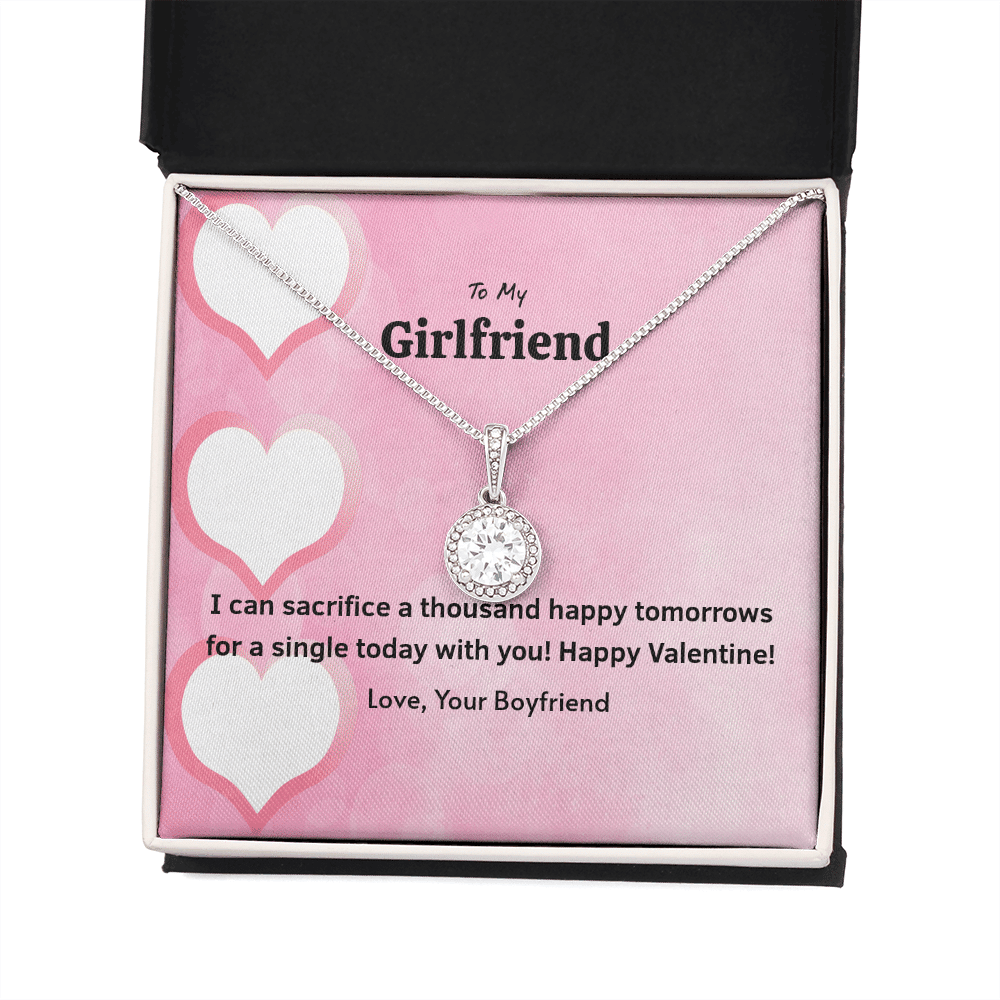 To My Girlfriend Valentines Gift Happy Tomorrows Eternal Union Necklace - Eternal Hope