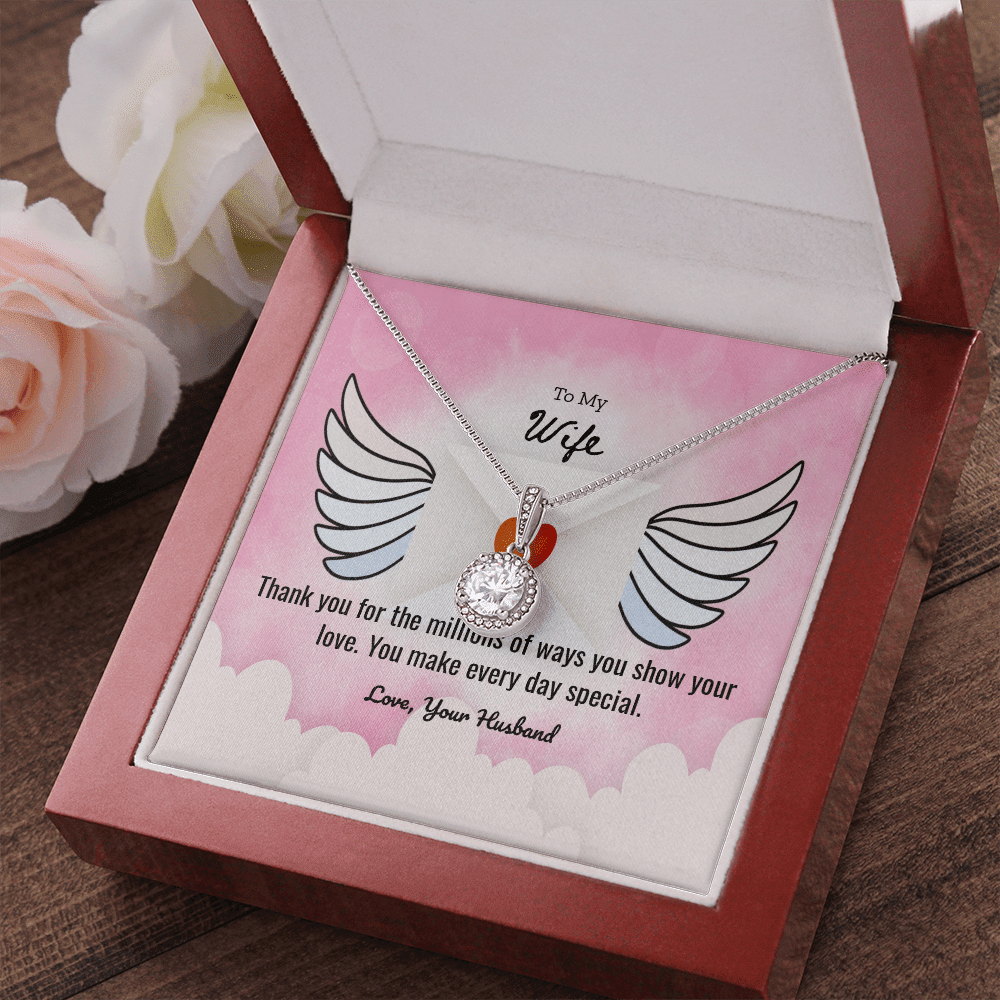 Wife Valentines Gift Millions of Ways Eternal Union Necklace - Eternal Hope