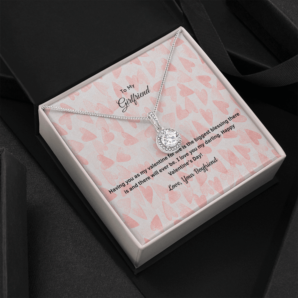 To My Girlfriend Valentines Gift Biggest Blessing Eternal Union Necklace - Eternal Hope