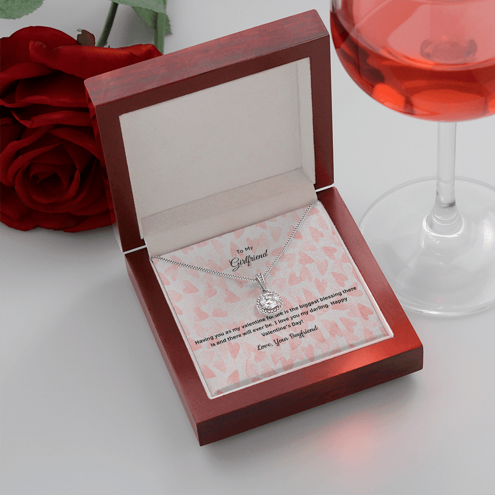 To My Girlfriend Valentines Gift Biggest Blessing Eternal Union Necklace - Eternal Hope