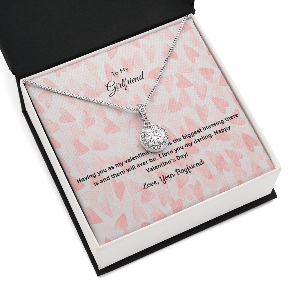 To My Girlfriend Valentines Gift Biggest Blessing Eternal Union Necklace - Eternal Hope