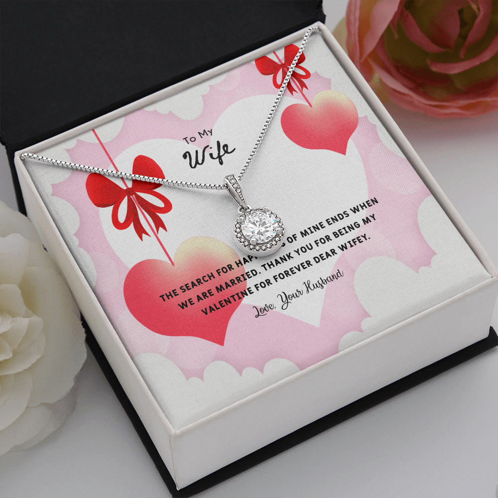 Wife Valentines Gift Search For Happiness Eternal Union Necklace - Eternal Hope