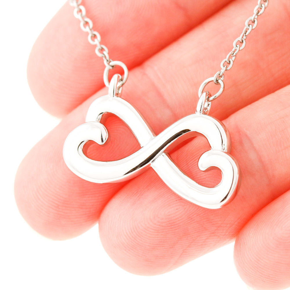 Forever Infinity Stainless Steel Pendant Message Card Wife Gift - Infinity Love Necklace