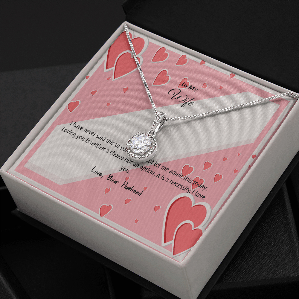 Wife Valentines Gift Love is Necessity Eternal Union Necklace - Eternal Hope