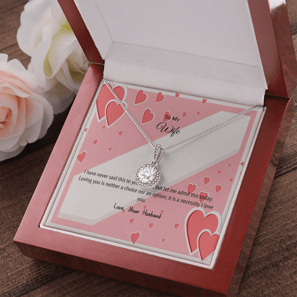 Wife Valentines Gift Love is Necessity Eternal Union Necklace - Eternal Hope
